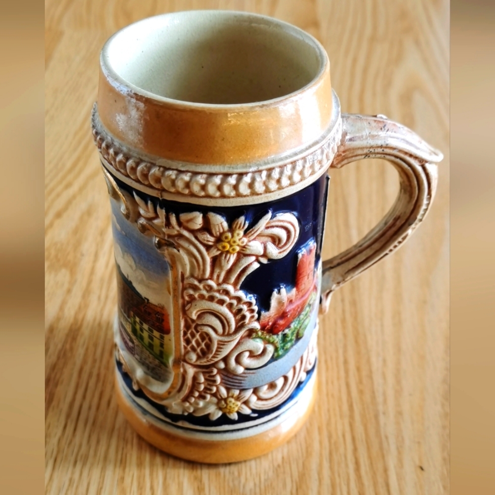 Handgemalt Furth Rathaus Beer Stein